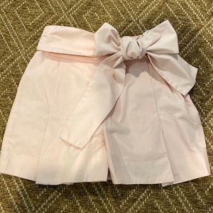 Adorable j crew cotton poplin shorts. Light pink.